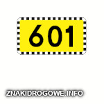 znak E-15e numer drogi wojewódzkiej o dopuszczalnym nacisku osi pojazdu do 10 t