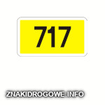 znak E-15h numer drogi wojewódzkiej o dopuszczalnym nacisku osi pojazdu do 11,5 t