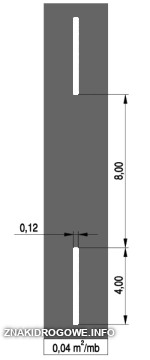 P-1a linia pojedyncza przerywana – długa w którym kreski są krótsze od przerw, wyznacza pasy ruchu