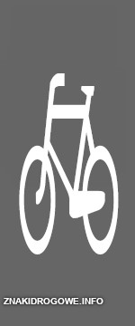 P-23 rower oznacza drogę dla rowerów, pas ruchu dla rowerów lub śluzę dla rowerów albo część jezdni drogi jednokierunkowej, na której ruch rowerów odbywa się w dwóch kierunkach