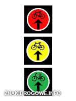 Sygnalizator kierunkowy S-3a nadający sygnały świetlne dla kierujących rowerami